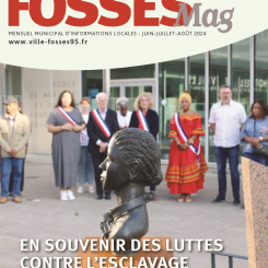 Détail de la couverture du Fosses Mag de juin-juillet-août 2024