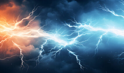 photo d'éclairs durant un orage